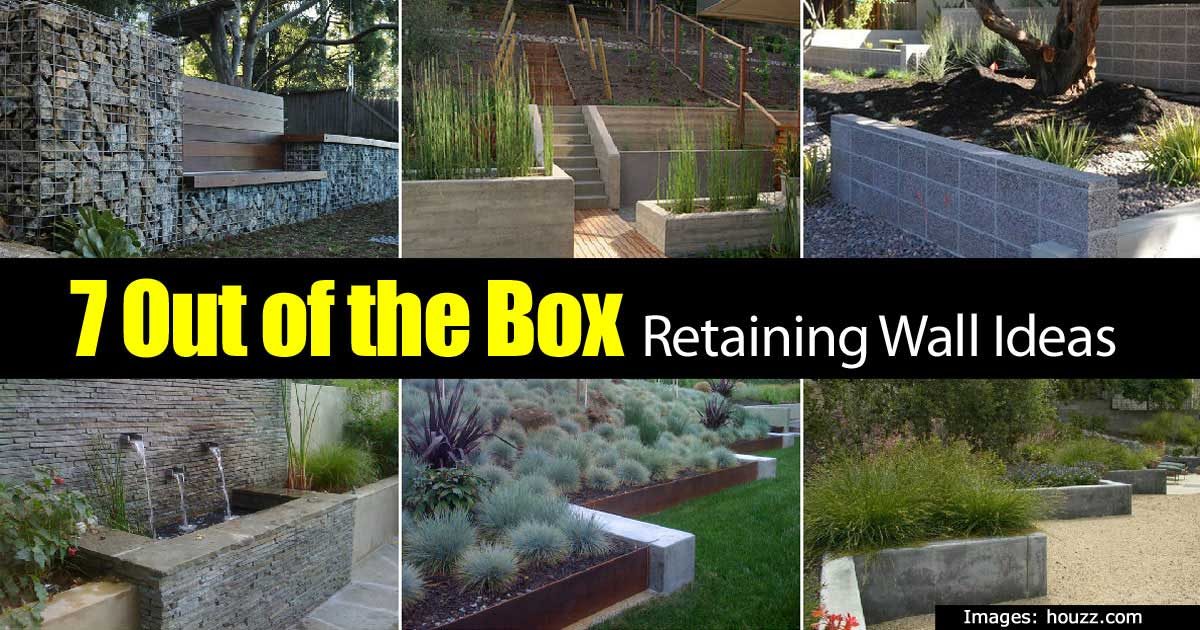 Retaining Wall Ideas: How To Use A Wonderful Landscape Tool